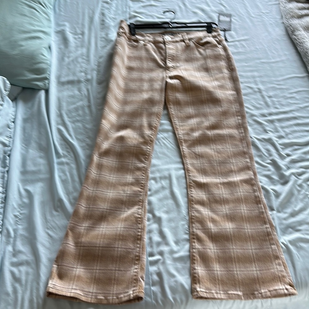HUDSON JEANS PLAID NEW W TAGS